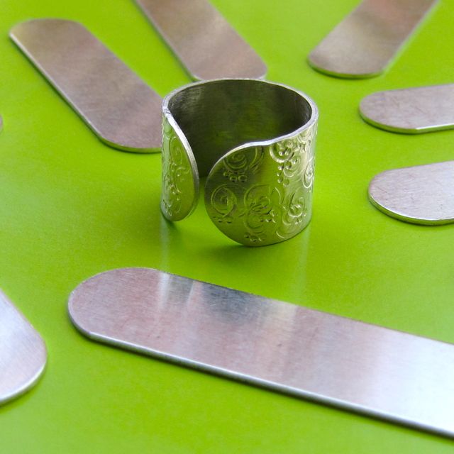 Ear in the Envelope Inc Metal Stamping Jewelry Blog Aluminum Ring