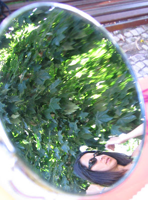 A minha imagem reflectida no espelho