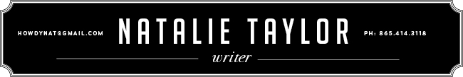 natalie taylor // writer