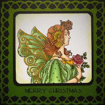the enchanted gallery art nouveau christmas card martha stewart christmas paper punches