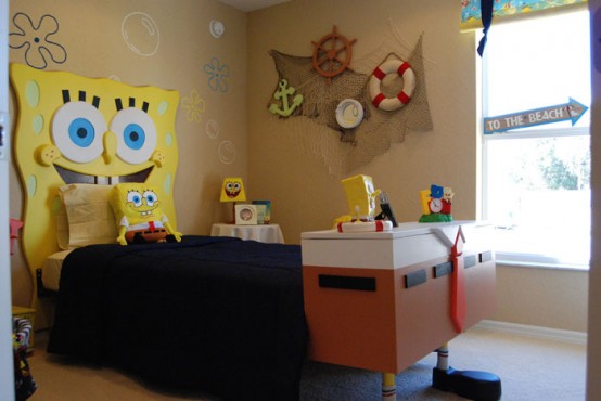 Greatinteriordesig Cool Spongebob Kids Bedroom Furniture Idea
