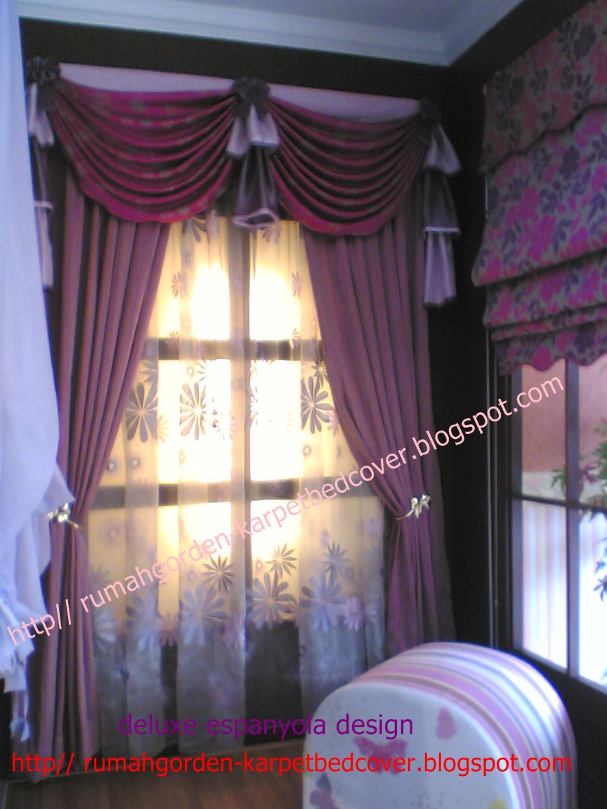 rumah gorden, karpet & bed cover