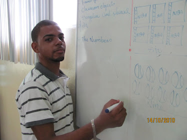 Enseñando el Idioma INGLES a los Niños/as del CTC Nigua