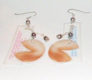 Dont Consume the Paste: Fortune Cookie Earrings with printable photograph about Printable Fortunes named Dont Take in the Paste: Fortune Cookie Earrings with printable