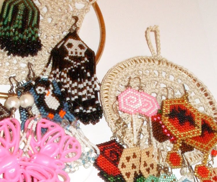 Don't Eat the Paste New Crochet Doily Earring Holders
