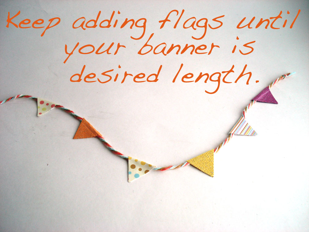 Mississippi Mud Pie DIY Paper Pennant Flag Banner (Mini)