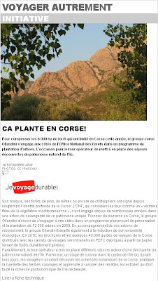 eco tourisme en corse liberation