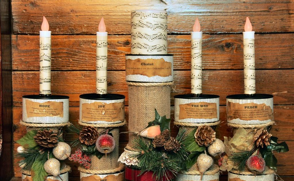 those northern skies Advent Candles