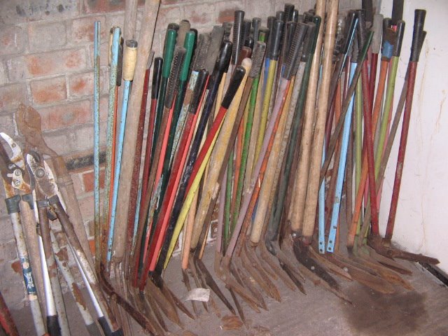 The second group of pictures shows tools you can buy.  Even better, help with their refurbishment.