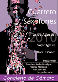 CONCIERTO EN GALERA: Cuarteto de Saxofones