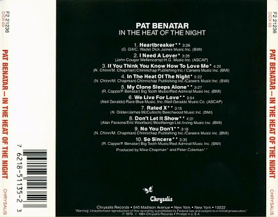 In the Heat of the Night Pat Benatar album - Wikipedia