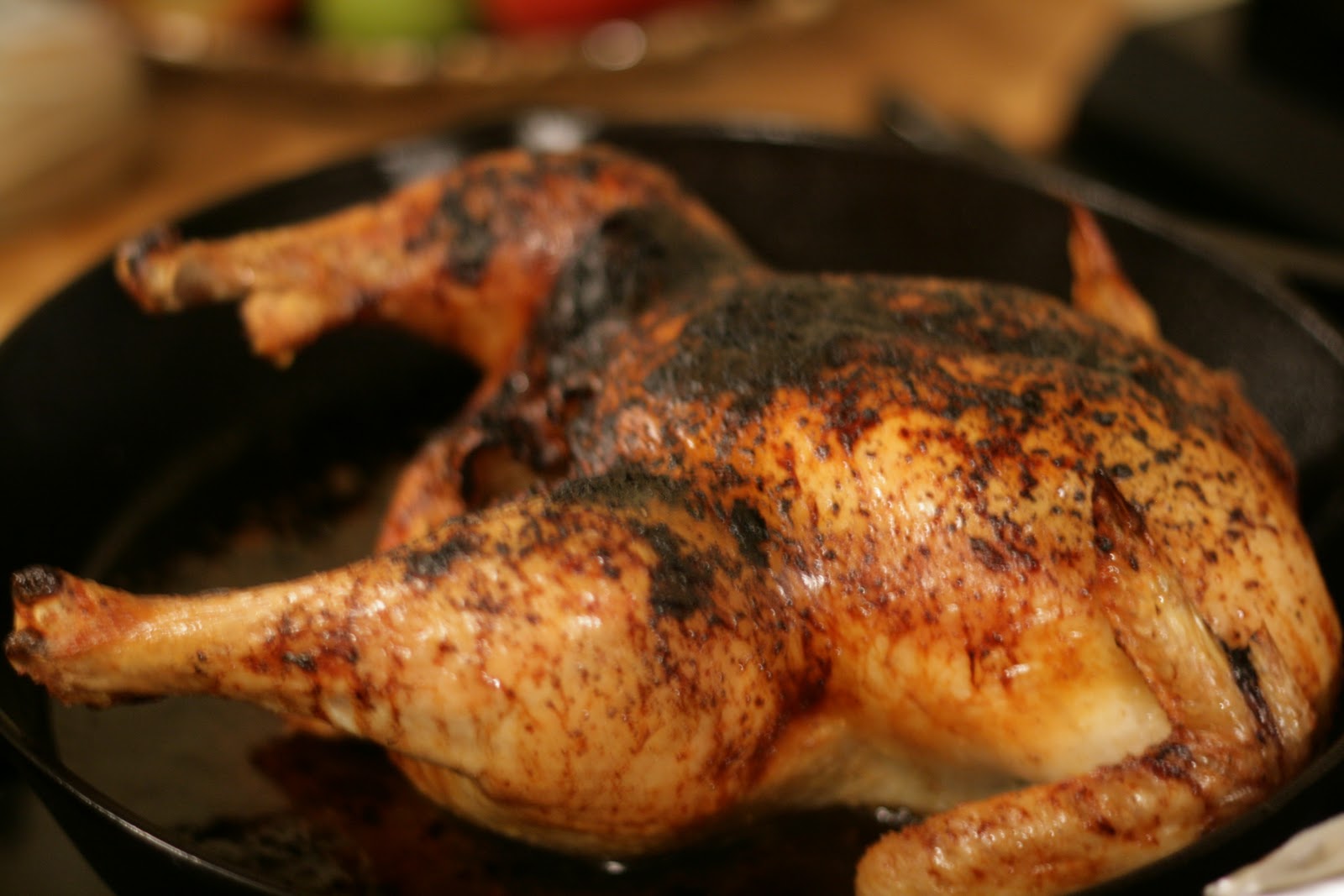 A in Beantown Roast chicken with cumin, honey, and orange juice