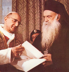 Paulo VI com Athenagoras de Constantinopla
