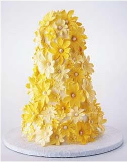 Wedding Cake With Flower