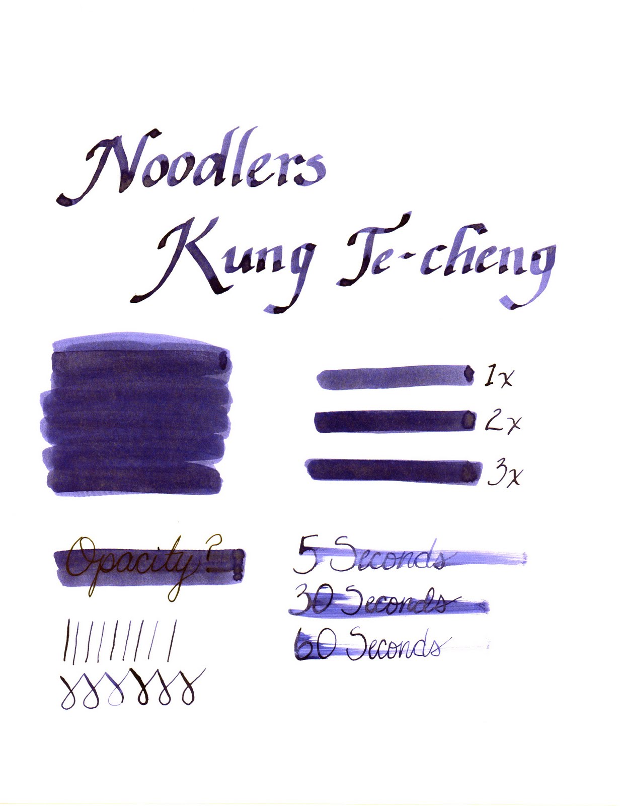 Noodler's Ink Kung te-Cheng Bottled Ink