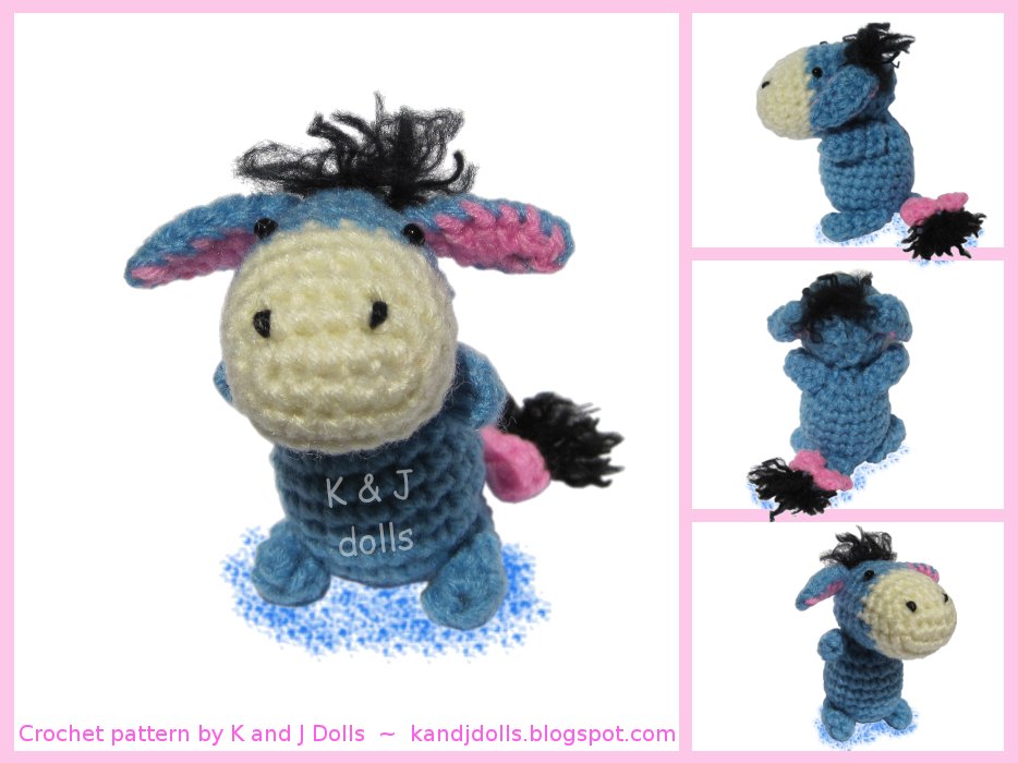 CROCHET PATTERN OF EEYORE - Crochet Club