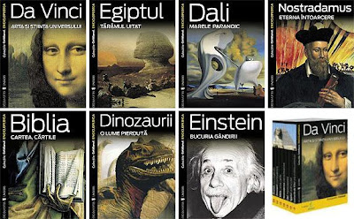 Cotidianul - Editura enciclopedica: Da Vinci, Egiptul, Dali, Nostradamus, Biblia, Dinozaurii, Einstein