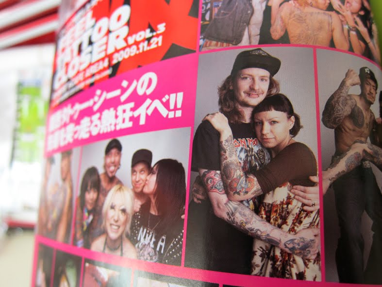 Sooo, we are in the new issue of Tattoo Burst and if you're in Japan you Sooo, we are in the new issue of Tattoo Burst and if you're in Japan you