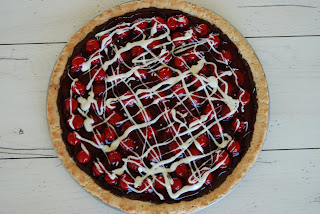 gluten free cherry chocolate cookie tart recipe
