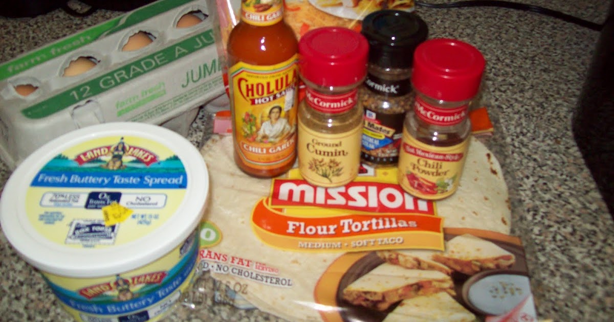 Oh really? How nice...: Tortilla-Fried Egg Breakfast Something