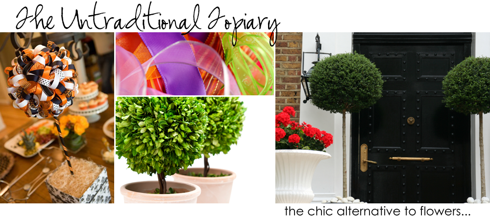 the untraditional topiary