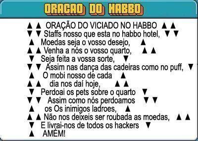 ORAÇÃO DO HABBO!!!