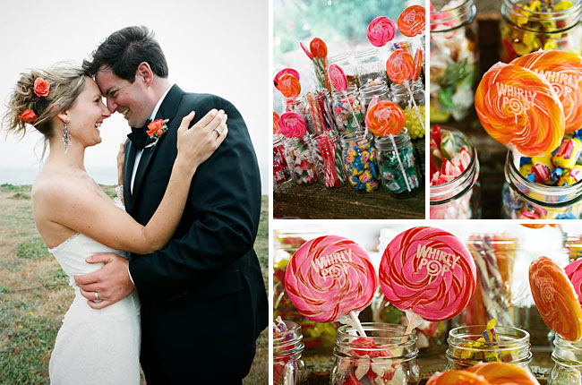 Candy tables are HUGE right now at weddings and I personally LOVE them