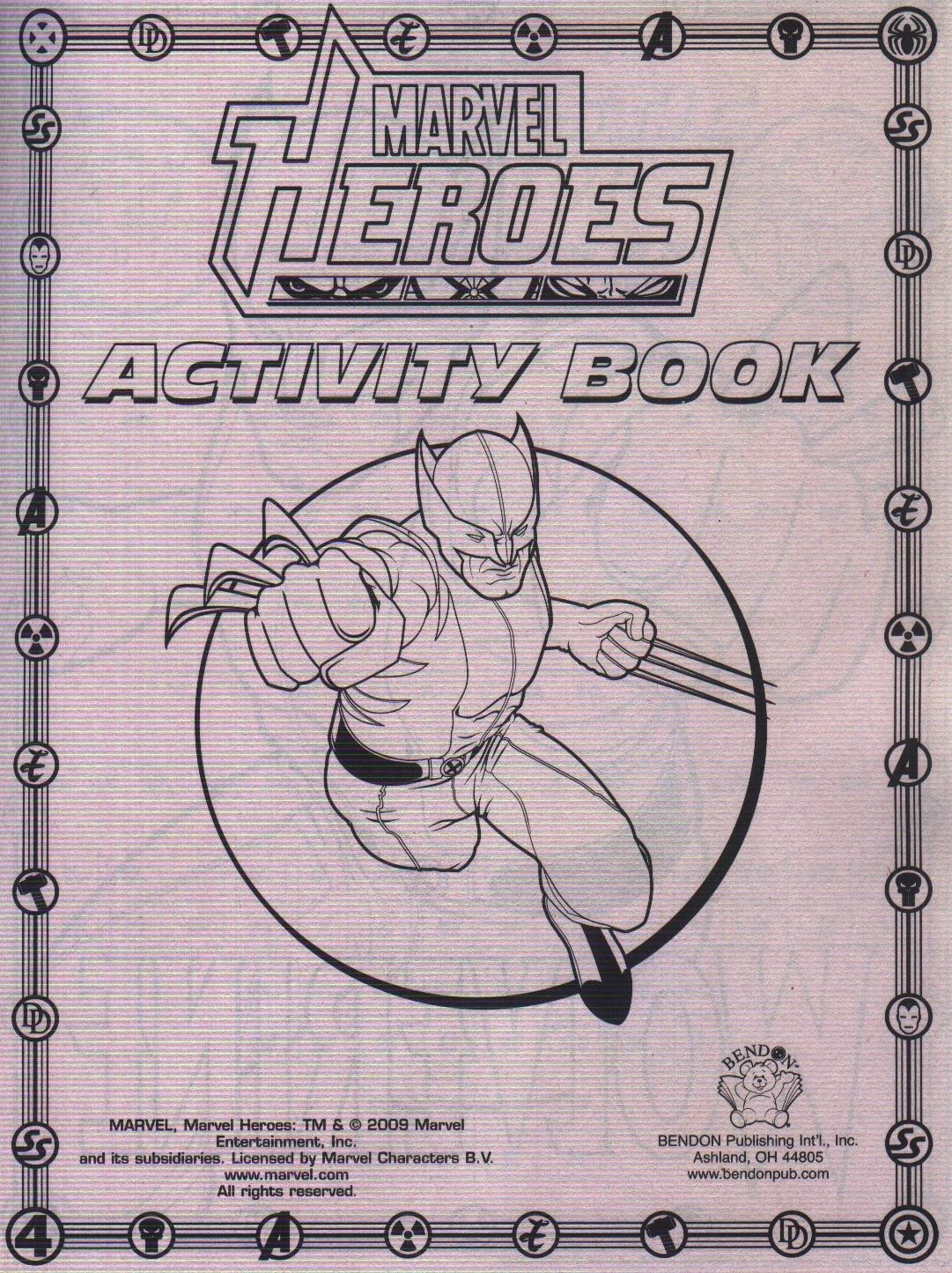 Moongem Comics: Marvel Heroes Jumbo Coloring & Activity Book