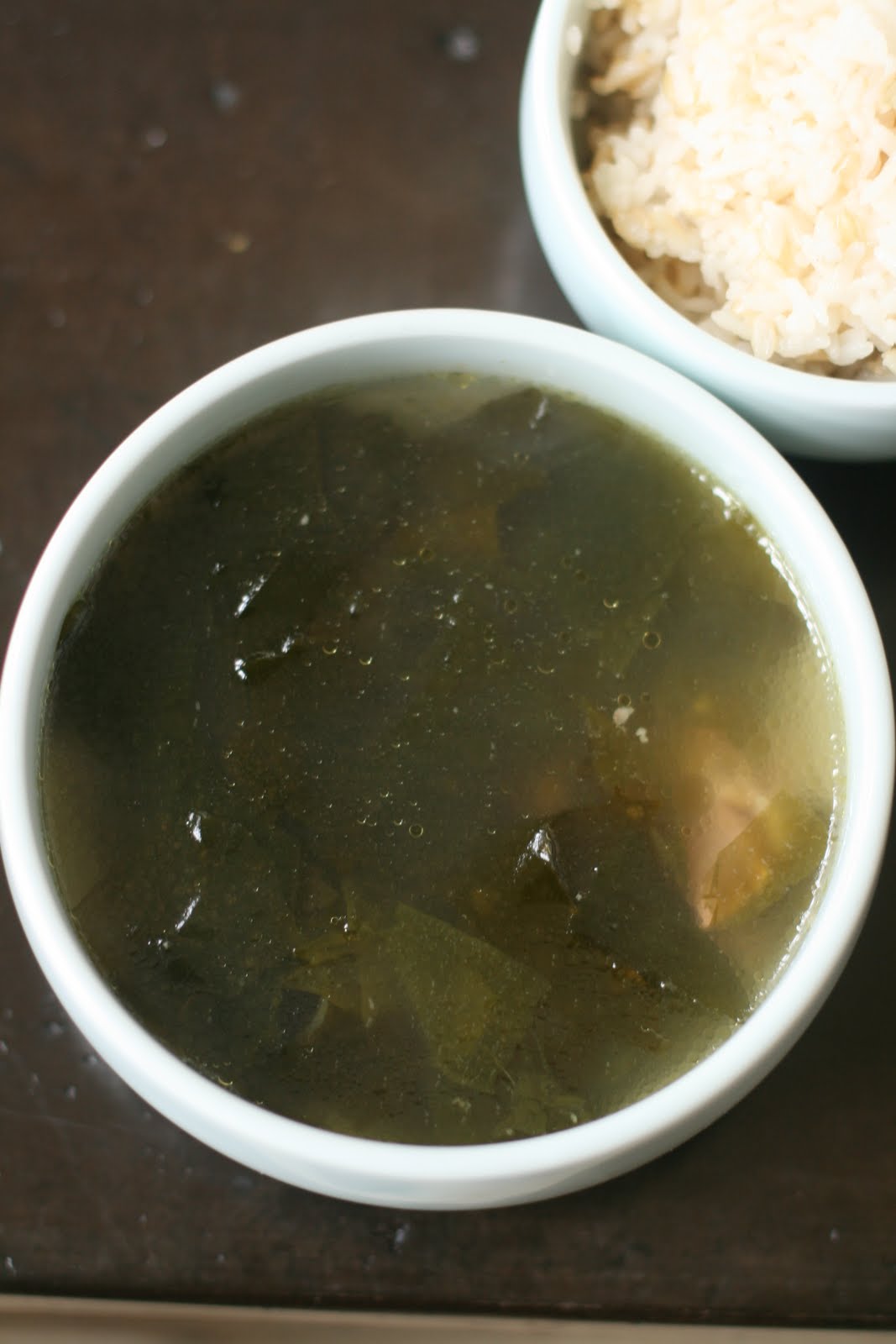 Week of Menus Korean Seaweed Soup 미역국 For the love of my child