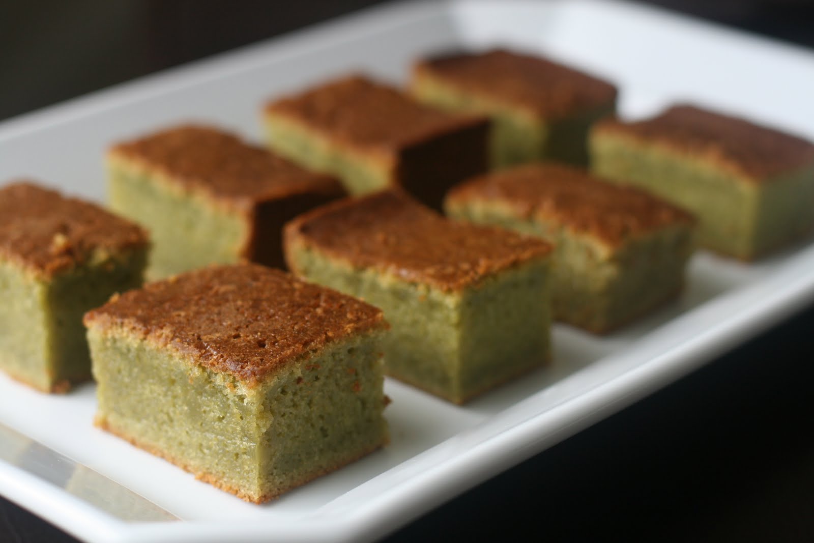 Week of Menus Green Tea Mochi Cake Living with regret