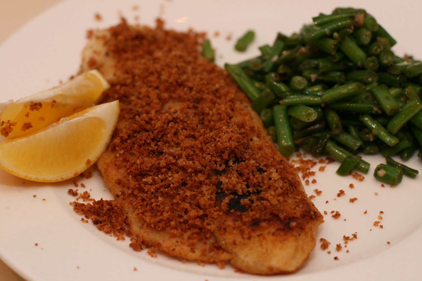 Week of Menus Pan Fried Fish with Crispy Breadcrumbs I should have