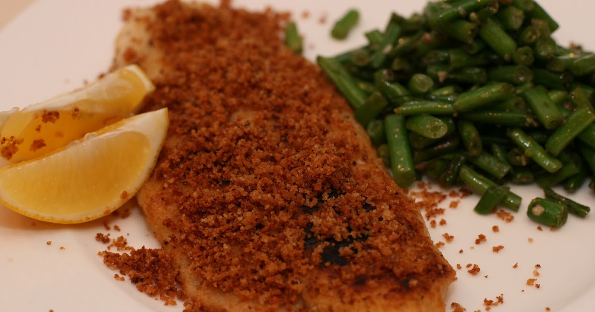 Week of Menus Pan Fried Fish with Crispy Breadcrumbs I should have been a fish, but I don't