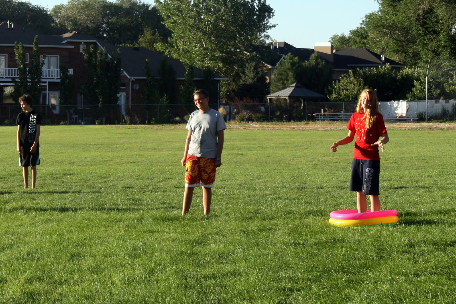 CC 4th Young Women August Joint Water Kickball