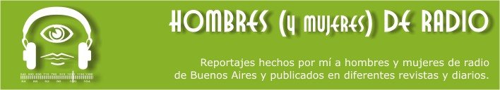 Hombres (y mujeres) de radio