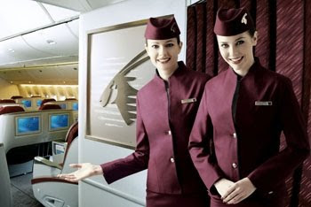 Qatar Airways Flight attendant uniform