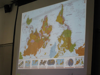 Some other examples of provocation include contemplating a map of the world upside down.