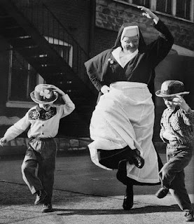partying nun gif partying nun gif