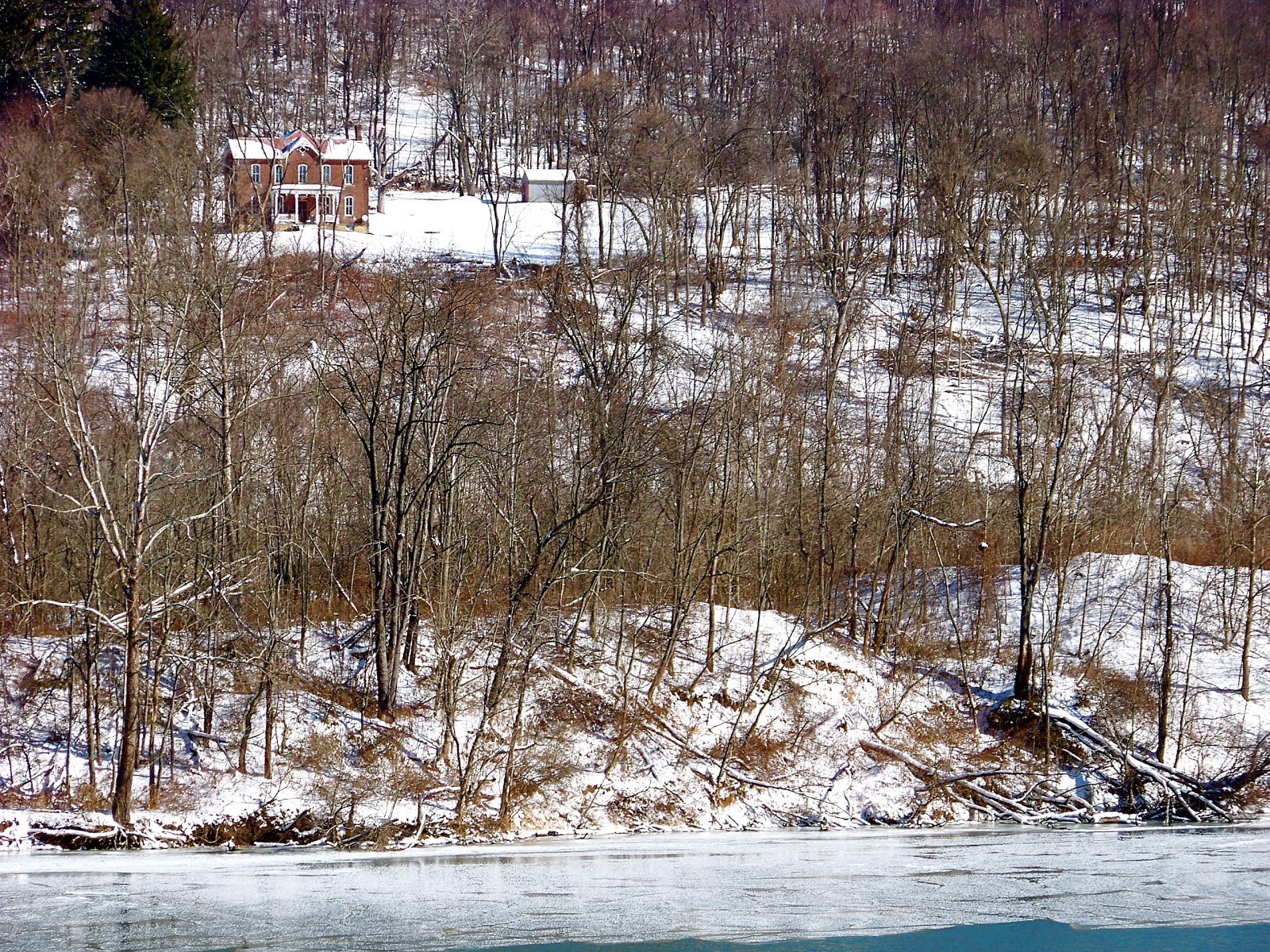 SWPA Rural Exploration A winter walk down the Rices Landing, PA rails