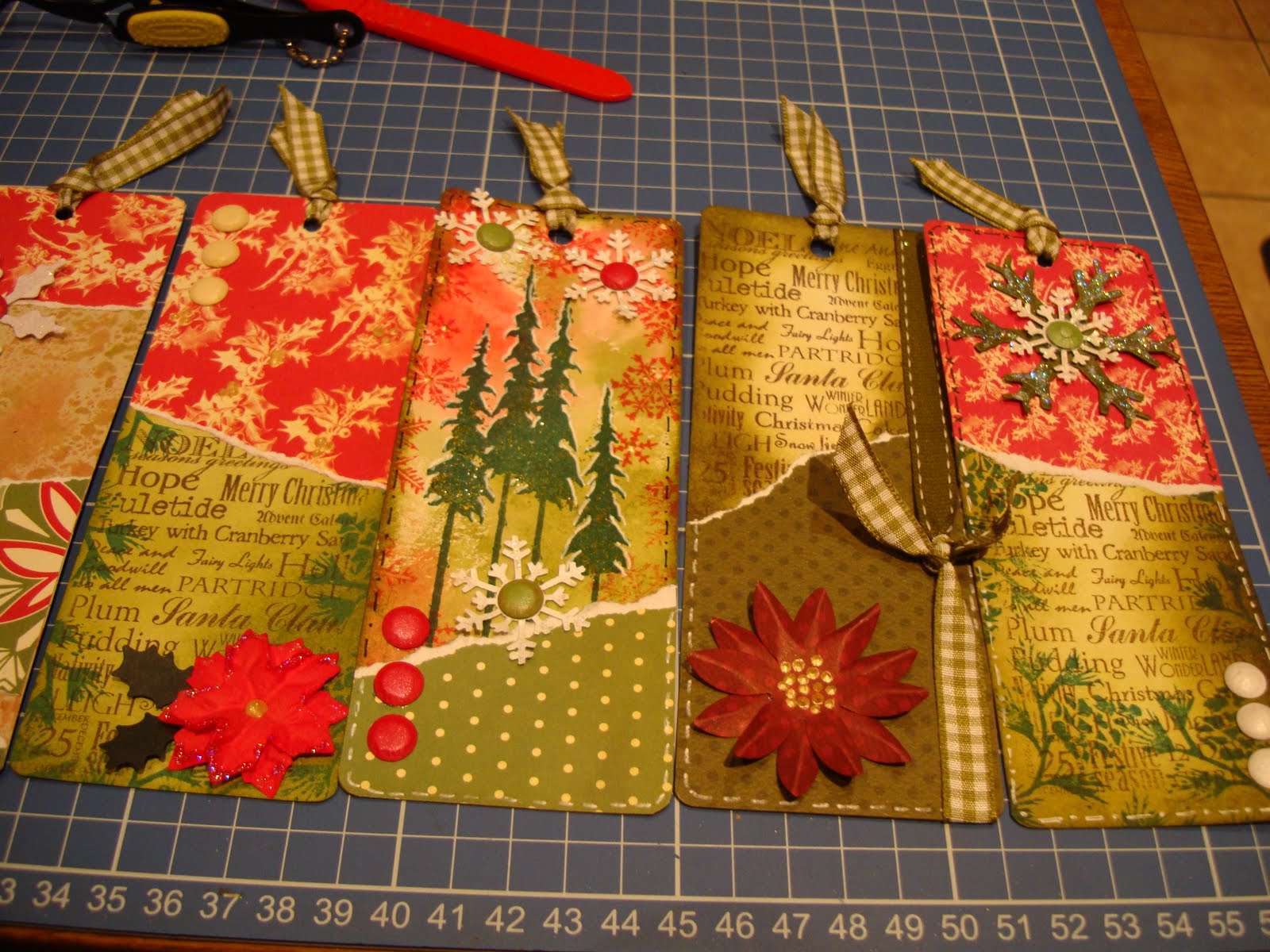 Lynne's blog Christmas Bookmarks