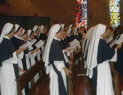 The blessing said, the Sisters