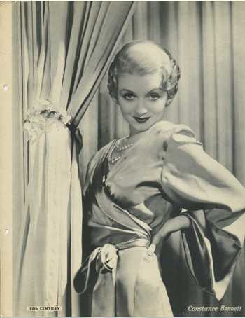 According to our Masseuse to the Stars Madame Sylvia Constance Bennett was 