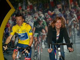 Mum and Lance Armstrong in the Tour De France!!