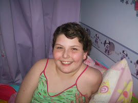 Another piccie for Charlotte - sarah lounging in bed like the queen!!