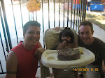 Taylar and her Dad's on her first Birthday