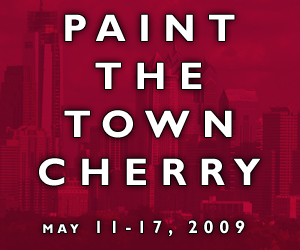 Paint the Town Cherry banner