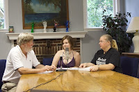 Dr. John Strange, Megan Brown and Dana Reeves Photo by Kitty Ruzic