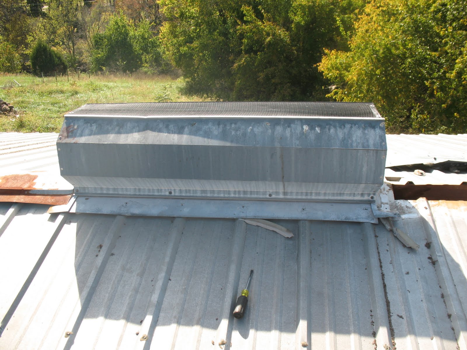 Sunshine Farms Barn roof repair