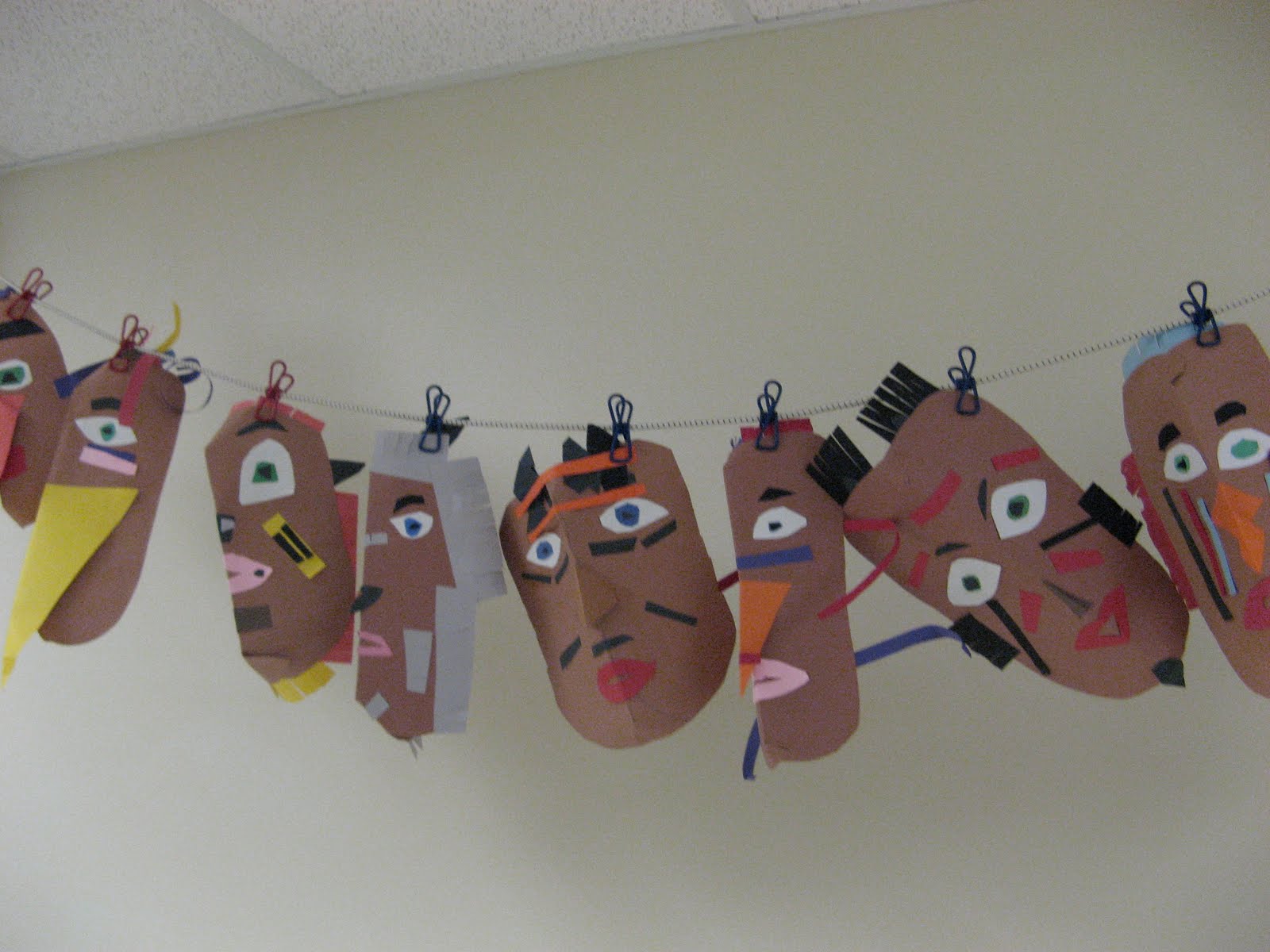 Mrs. Clause's Creative Classroom Native American Masks