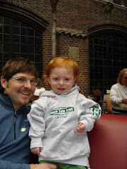 Atticus and Daddy at Kresge Court