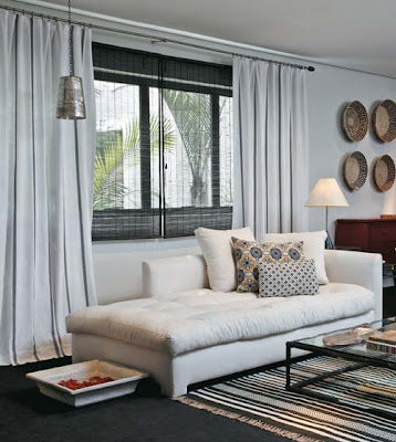 Casar & morar: escolhendo a cortina ii Tecido Cortinas decoración